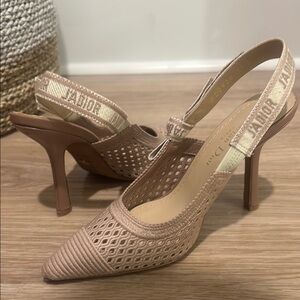 Dior Tan J'Adior Slingback Pump